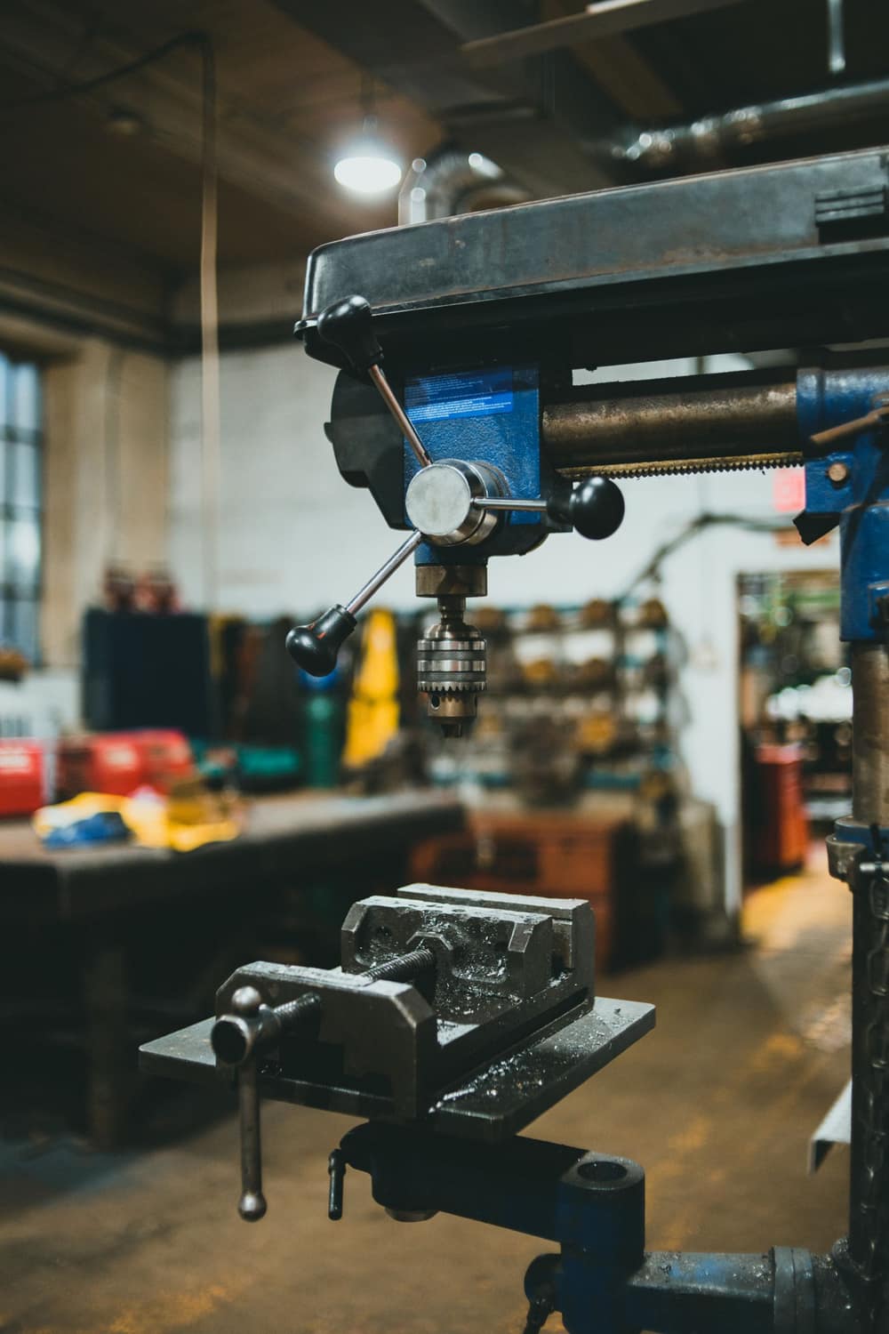 Machine d'atelier lors d'une intervention